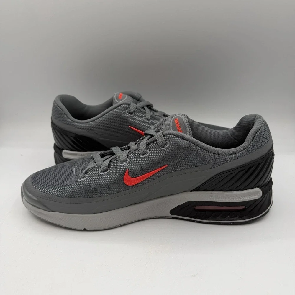 Nike Air Max Bia‎ Running Shoes Mens Sz 9.5 Smoke Grey/Bright Crimson IF2624-002